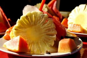 ananas s papájou