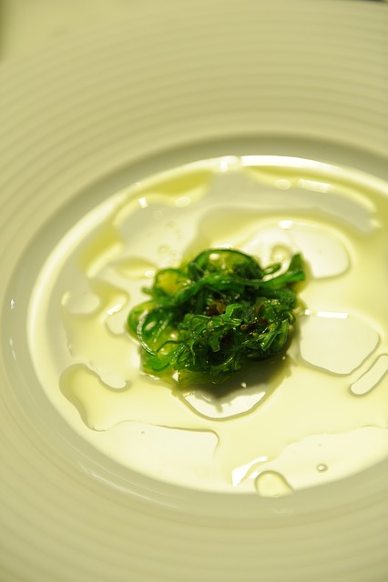 chlorella na talíři