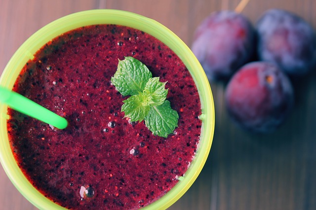 borůvkové smoothie