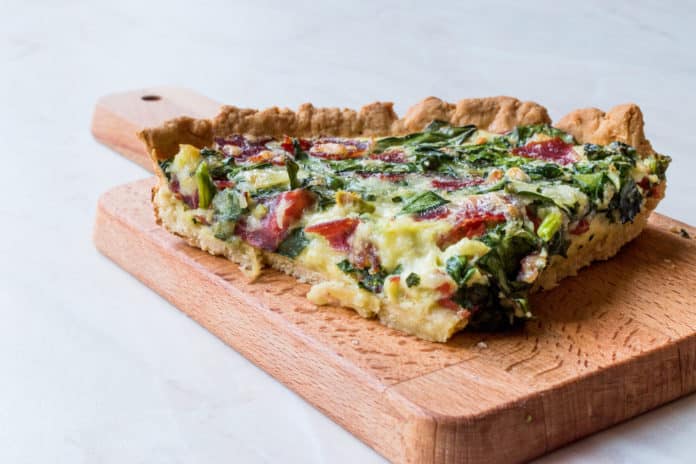 lotrinský quiche se slaninou